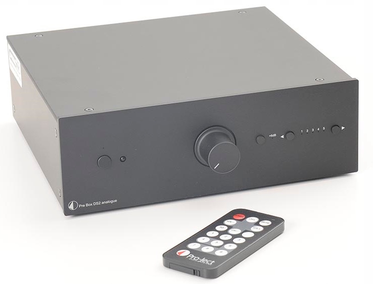 PRO-JECT PRE BOX DS2 ANALOG 5x RCA A-KLASA, ORZECH Marka Pro-Ject