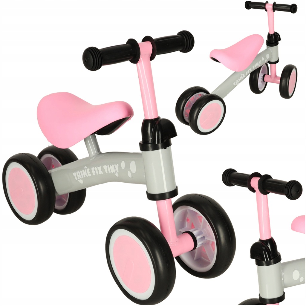 Rowerek Biegowy Trike Fix Tiny Rower Jeździk Różowy Jakość