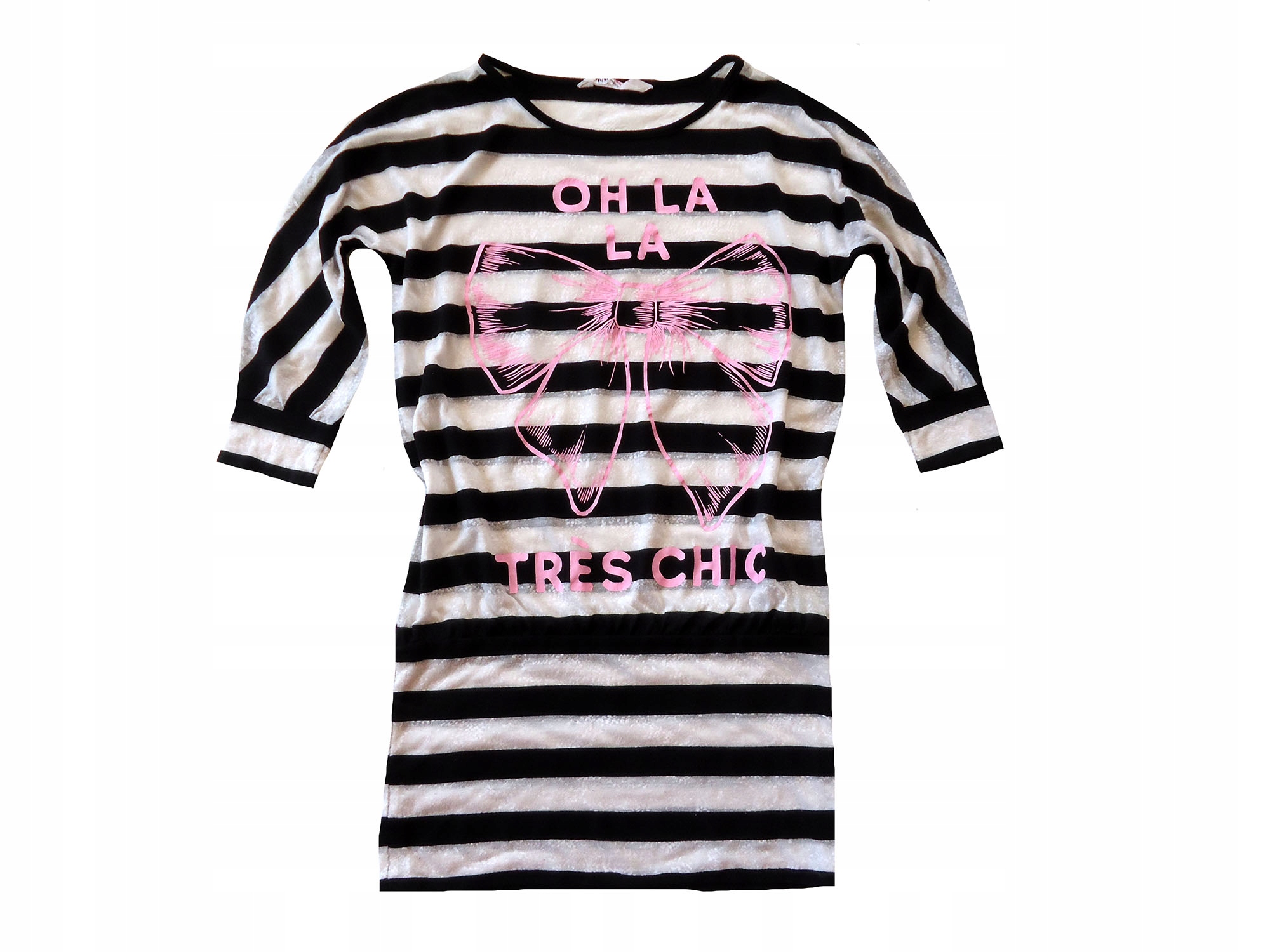 H&M lekka młodzieżowa bluzka- tunika 158/164