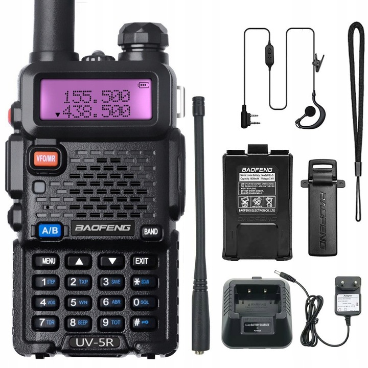 8W Vysílačka UV-5R P51UV Baofeng Vysílačka Radiotelefon 8W Fm Rádio