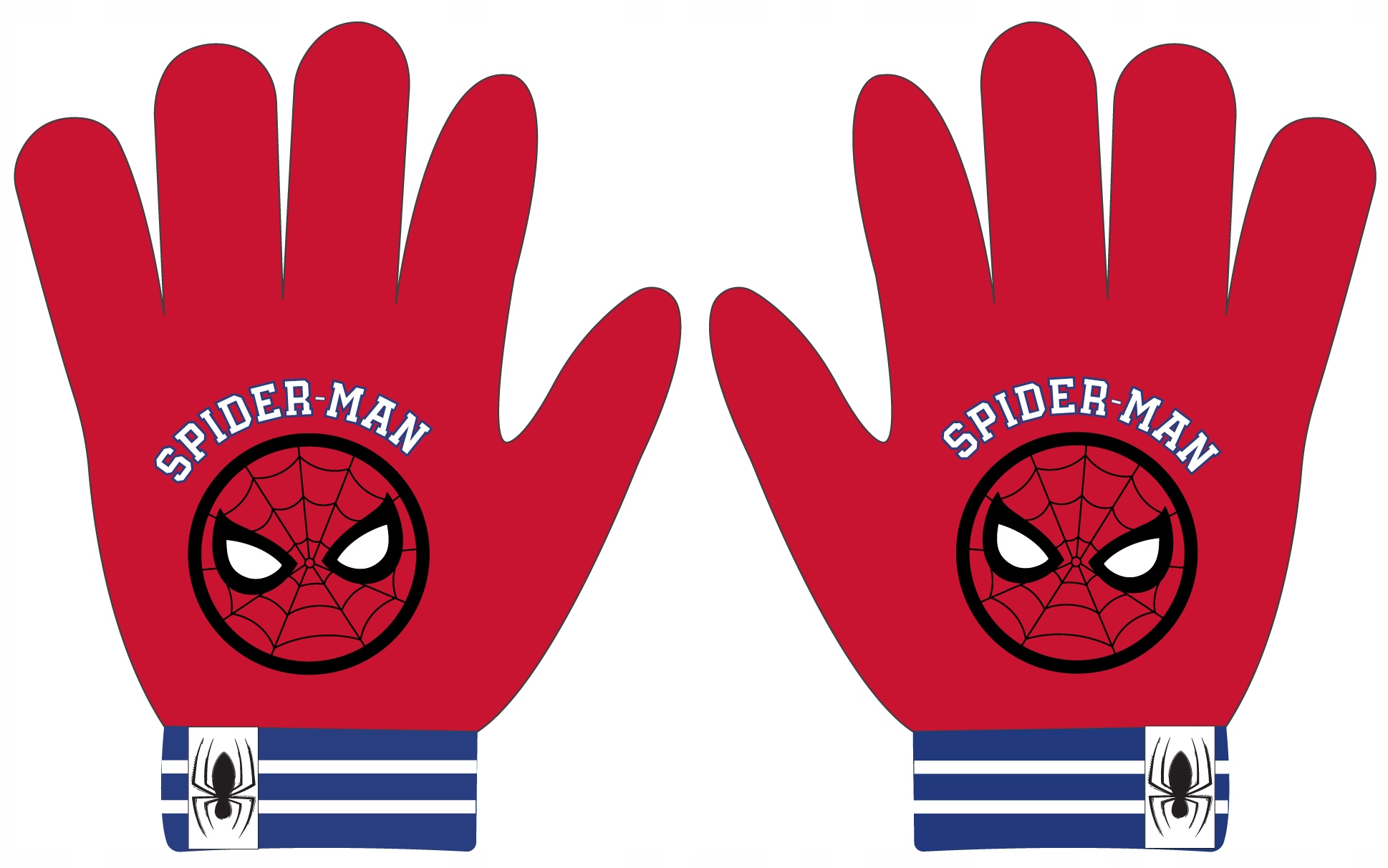 SPIDERMAN rękawiczki pięciopalczaste 15cm 4+ Marka EplusM