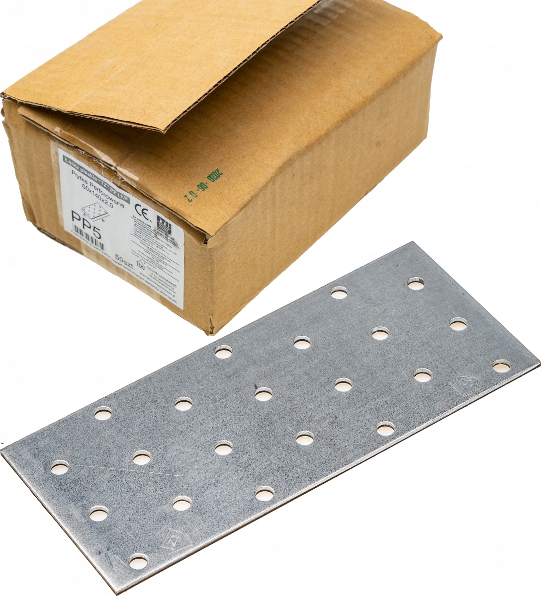 

50x Łącznik ciesielski 140x60 2mm płaskownik PP5