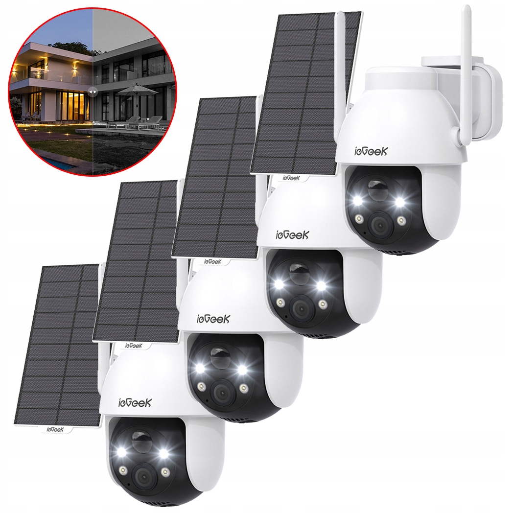 Kamera Wifi Ip Smart Venkovní Otočná 3MPX 2K 4xZOOM Pro Monitorování 4KS