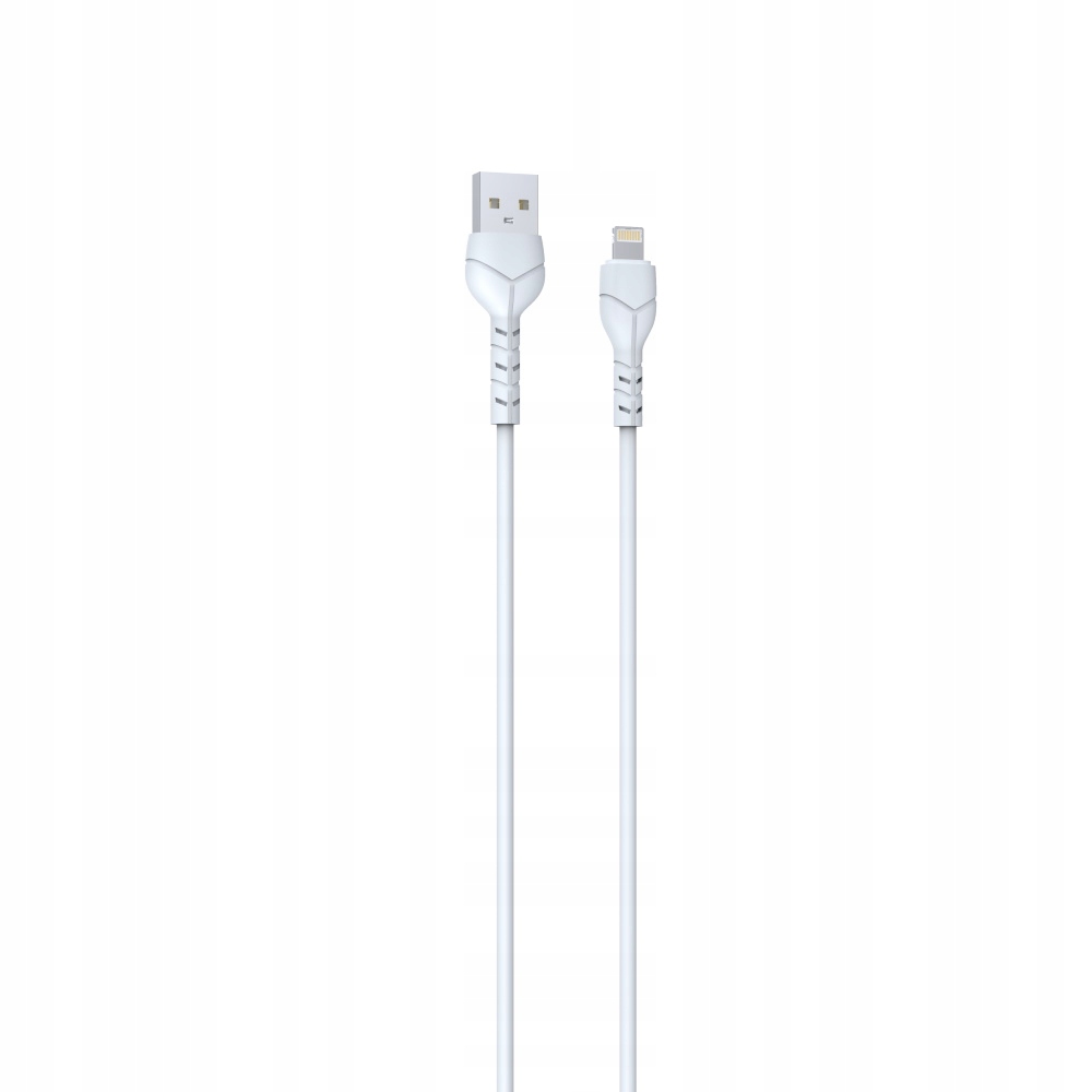 Devia kabel Kintone V2 EC406 Usb Lightning 1,0 m 2,1A biały zestaw 30 szt