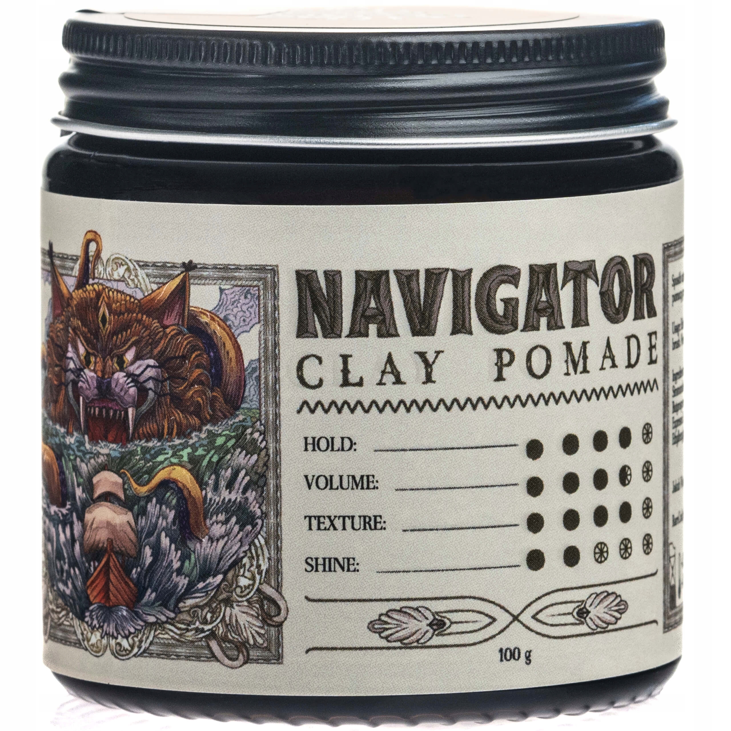 RareCraft matná hlína na vlasy Navigator Oil Based Clay Pomade 100 g