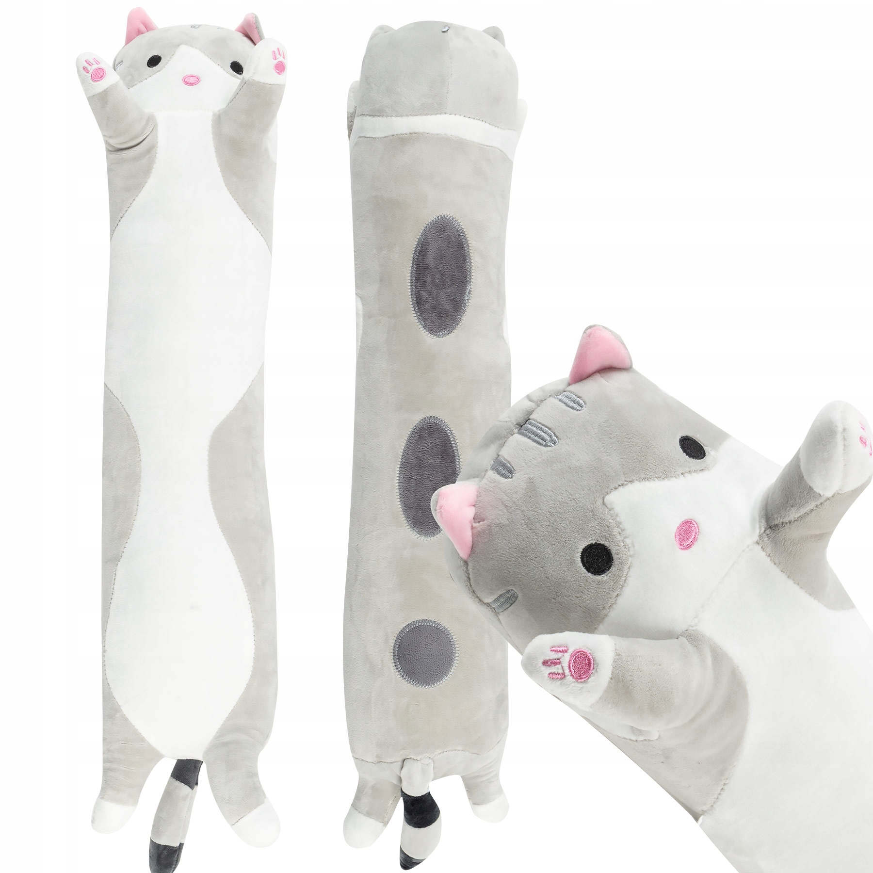 

Kotek maskotka plusz podłużna długi 70cm poduszka