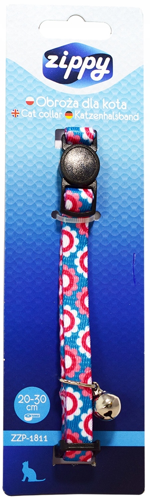

Obroża dla kota z dzwoneczkiem regulowana 20-30 cm