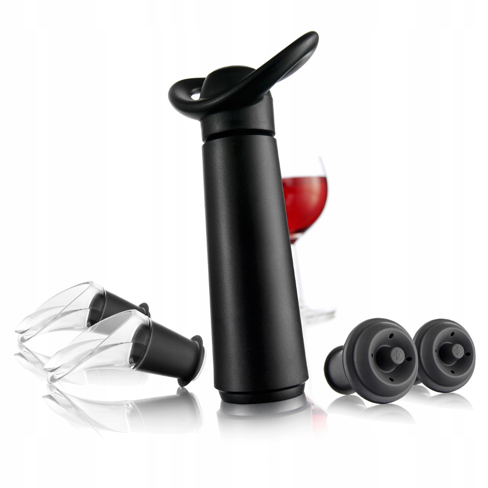 

Pompka VacuVin do wina z 2 korkami i 2 nalewakami