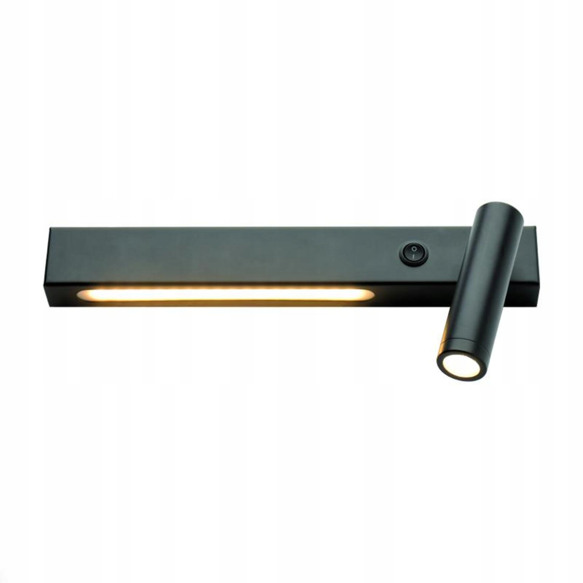 Aca Lighting nástenné svietidlo Led 13W 3200K 980lm čierne kov 280x40 mm prav