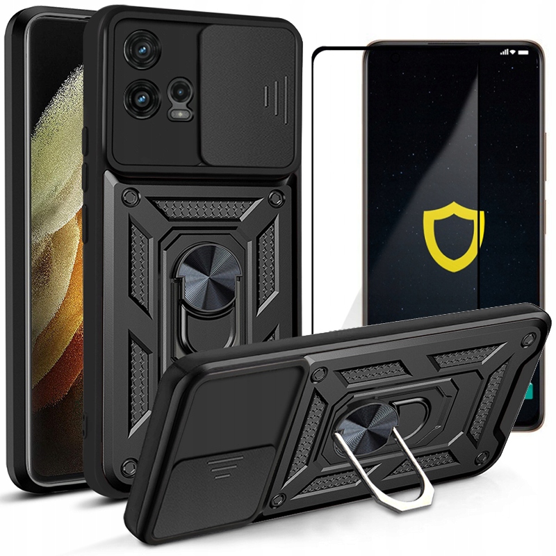 

Etui Pancerne Case Camring Do Moto G72 Szkło