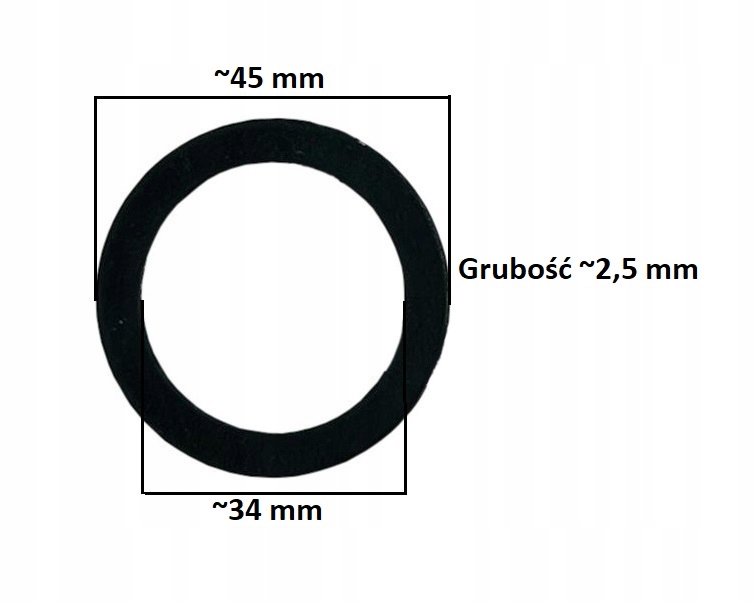 USZCZELKA DO POMPY 1 cal - 2 SZT Kod producenta U097-1-2SZT-GUMA