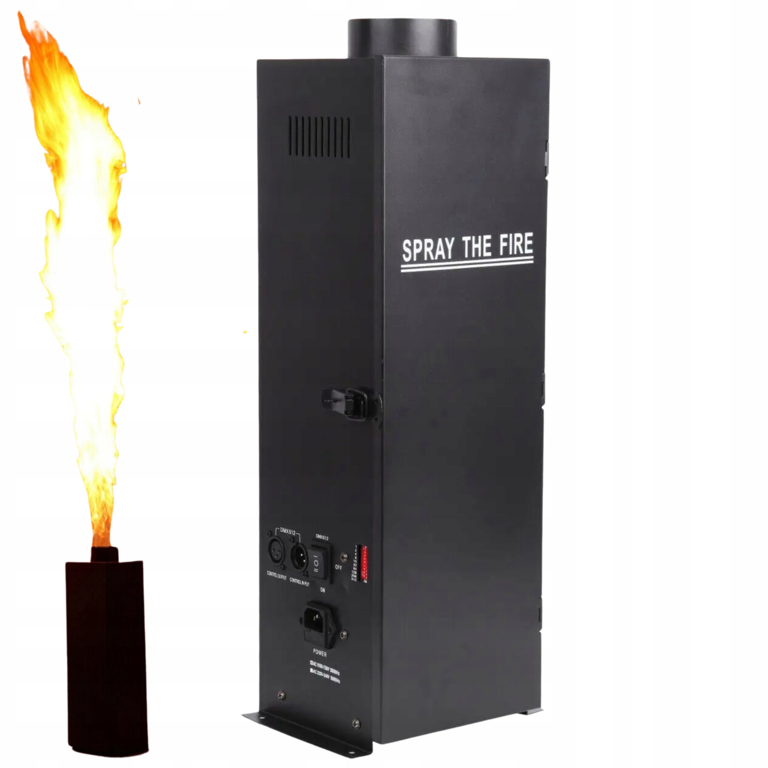 Vyvíječ ohně Vystřelovač 1-3 metrů Plamen Pirotech 200W