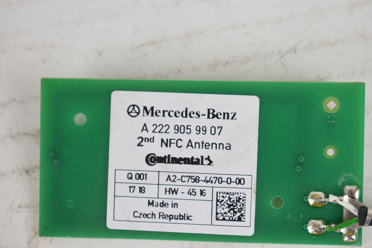 LADOWARKA INDUKCYJNA MERCEDES W222 Antenne NFC