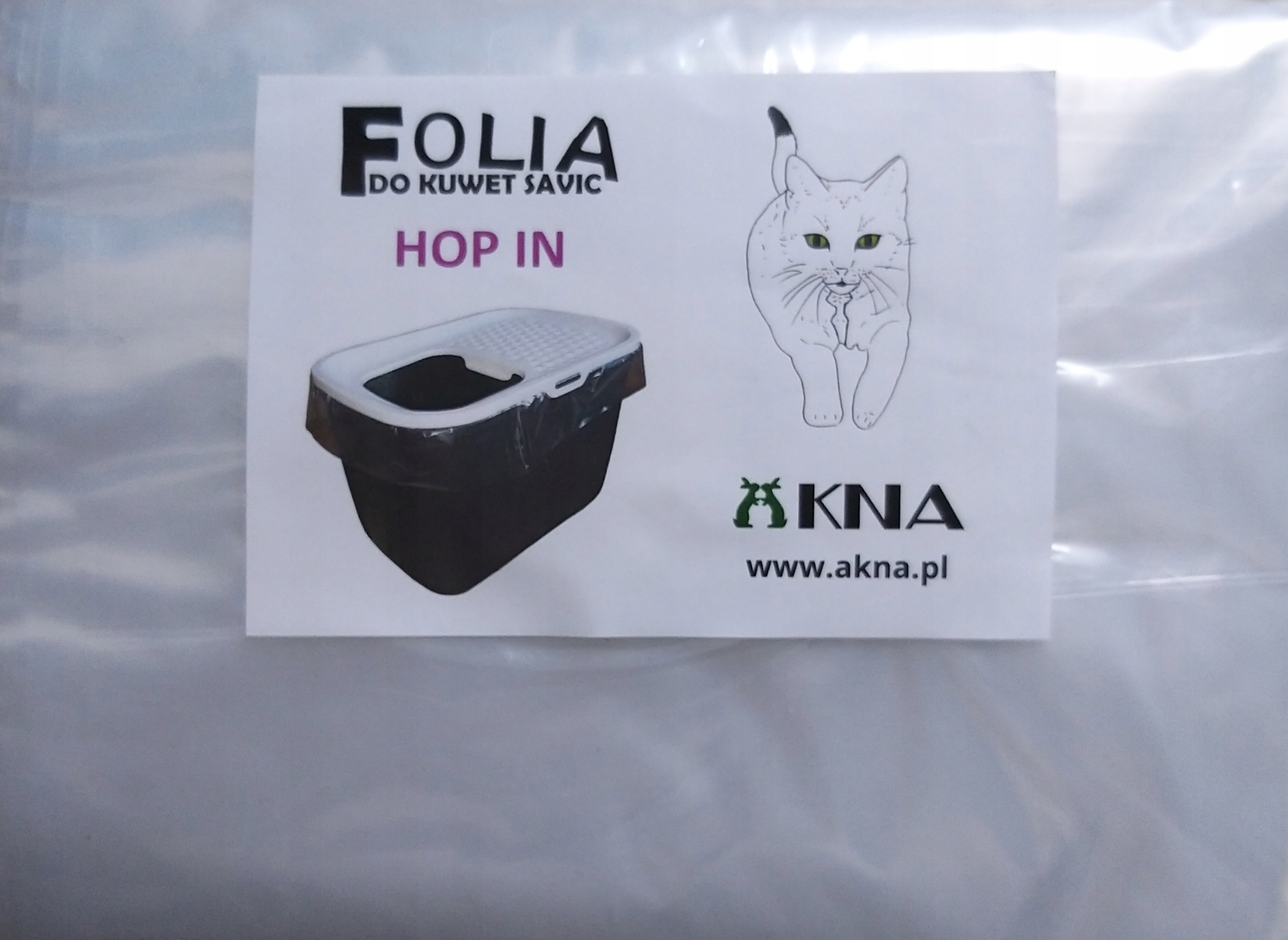 

worki do kuwety 58x39x39 folia do Hop In 10szt.