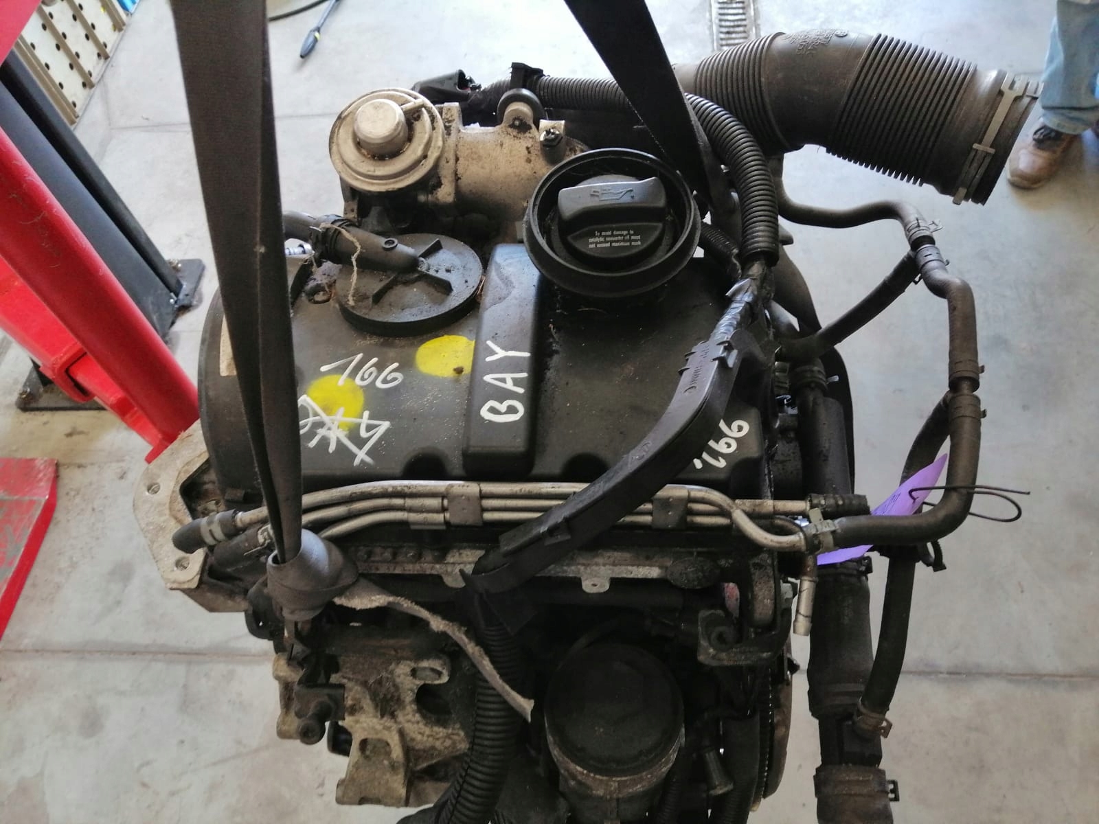 engine VW POLO 9N 1.4 TDI BAY pillar