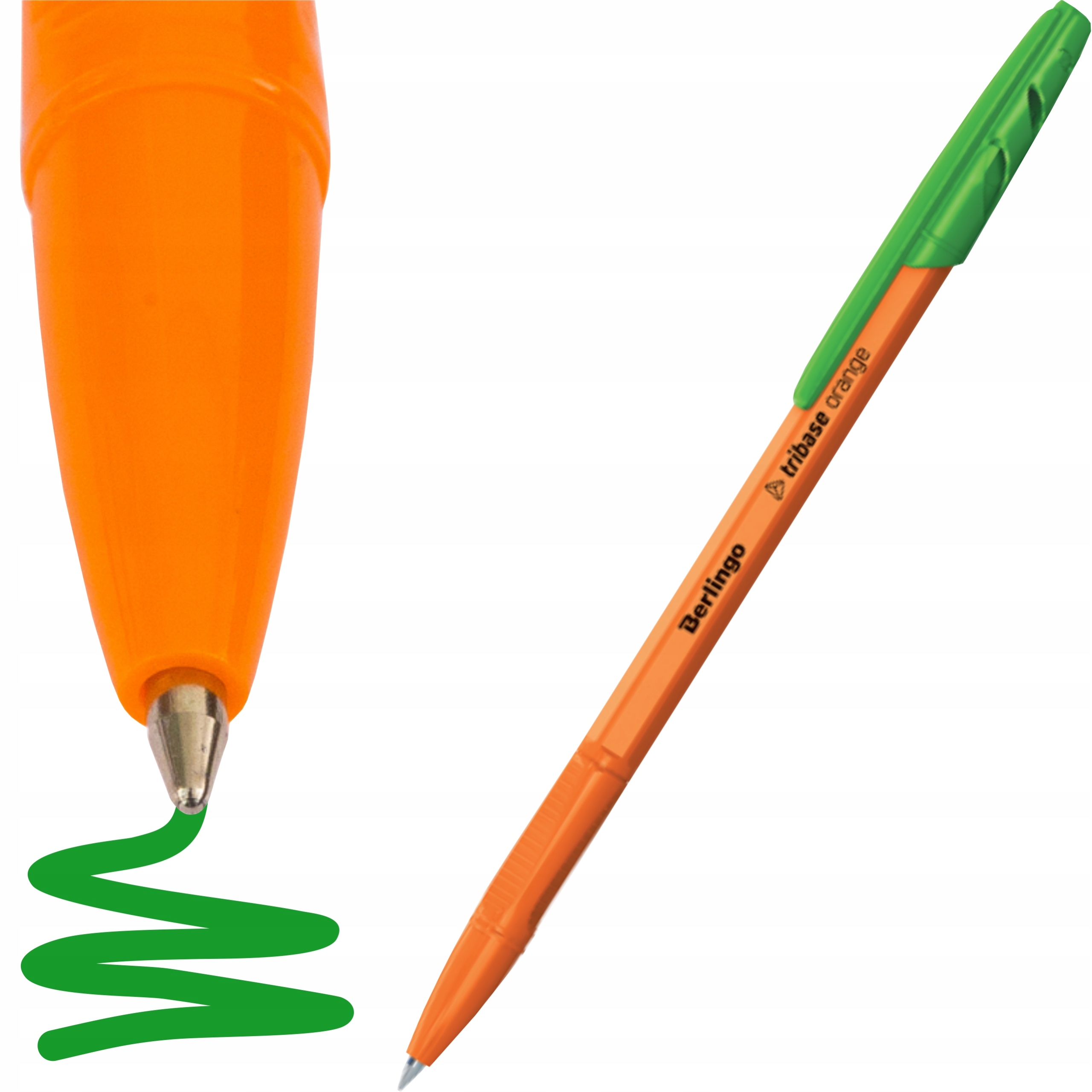 

Długopis kulkowy Tribase Orange 0.7mm zielony