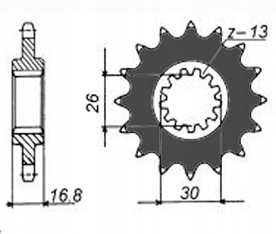 NAPĘD ZESTAW DID ZŁOTY HONDA CBR 600 F SPORT 01-02 Producent DID