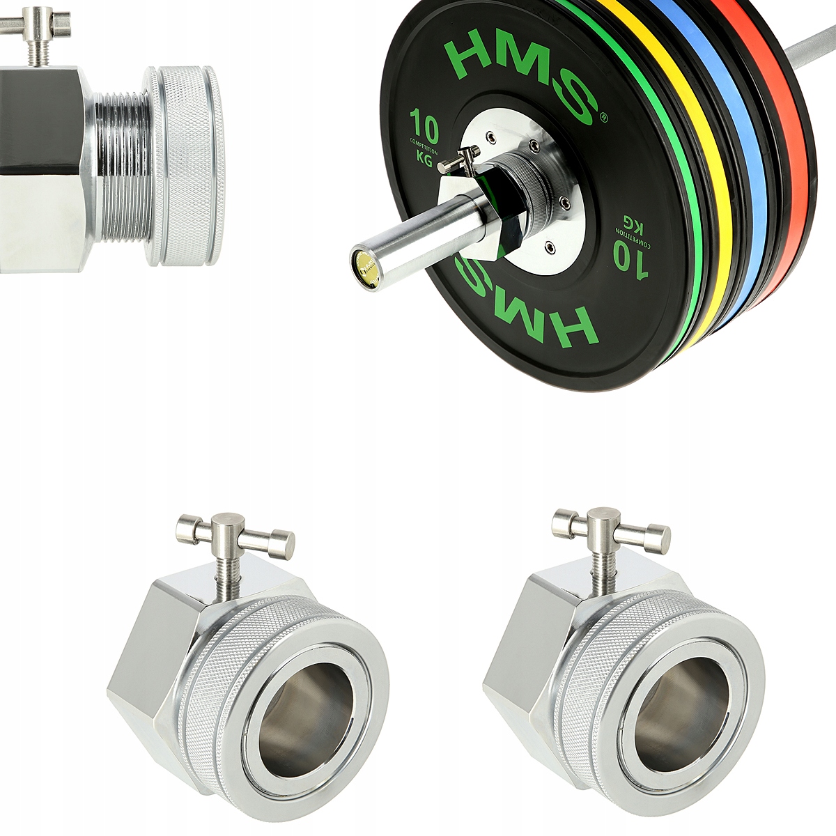 ZACISKI OLIMPIJSKIE NA GRYF SZTANGE 2szt SIŁOWNIA