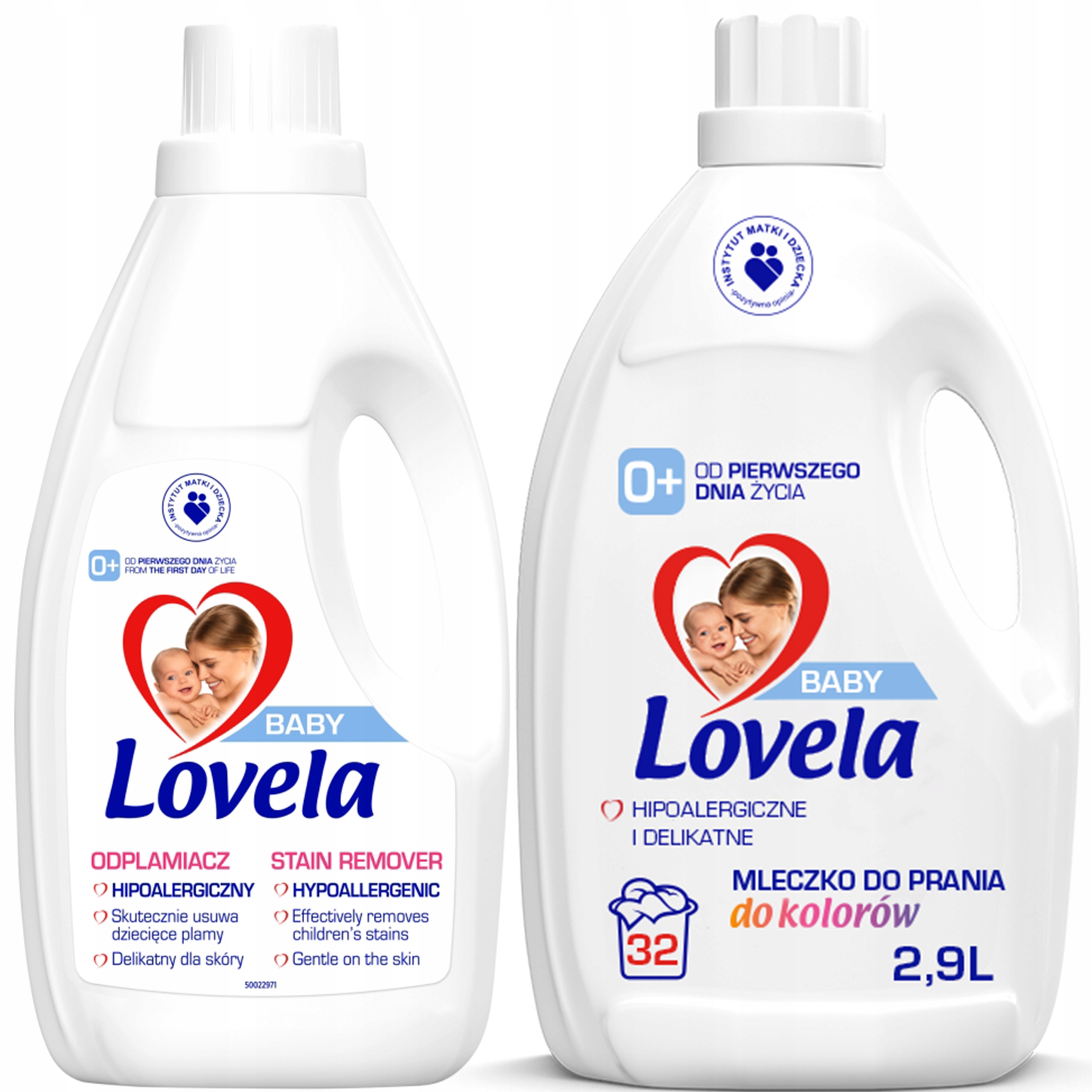 Levně Lovela Sada pro děti Mléko na praní barvy 2,9 l Odstraňovač skvrn 1 l