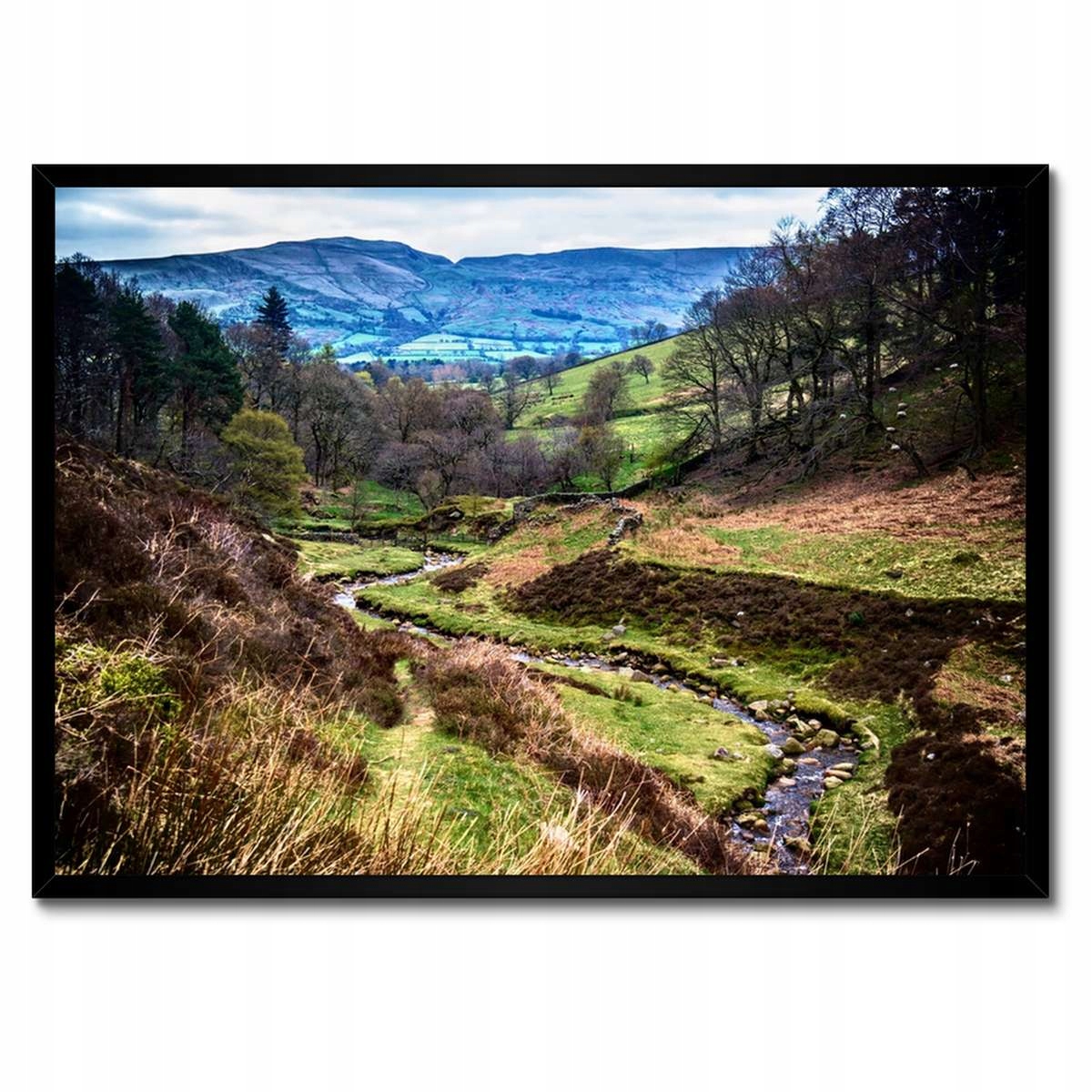 Plakáty v rámu 70x50 Horská krajina Strumyček v horách