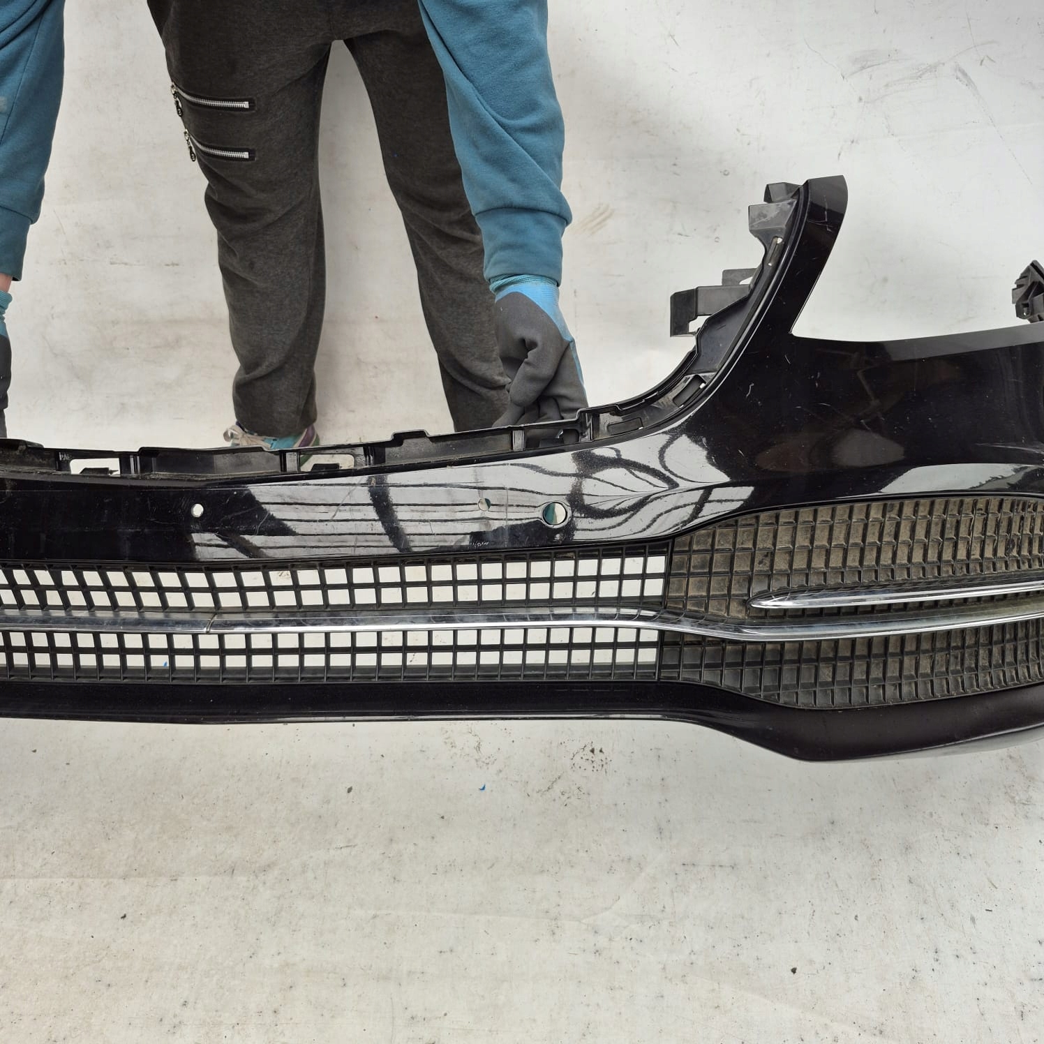 MERCEDES S-KLASA W222 LIFT 17-20 bumper front front PDC