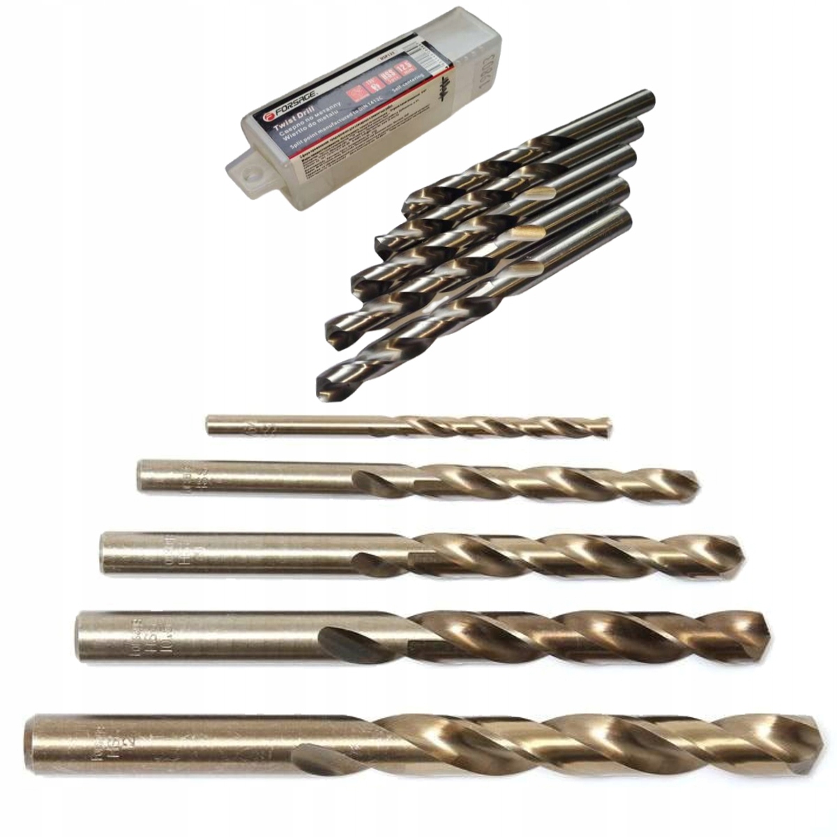 

Zestaw Wierteł 10 Szt. Wiertła Do Metalu 6 mm Hss