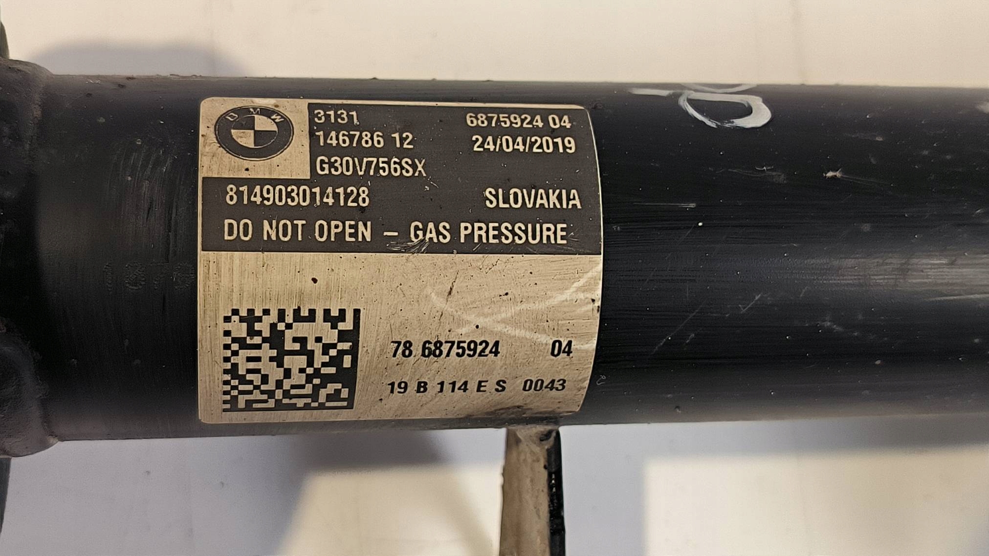 shock absorber right front 6875924 BMW 5 530D G30