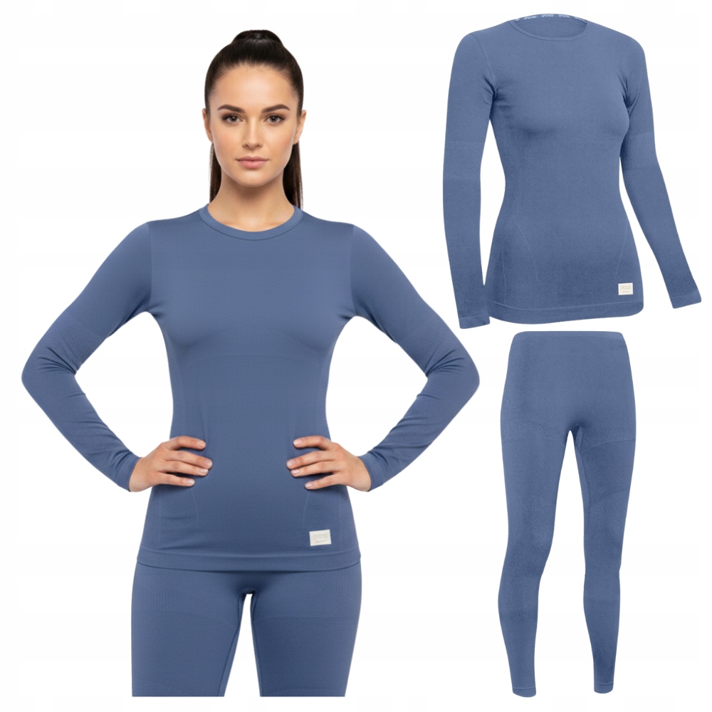 Dámské termoaktivní spodní prádlo Komplet Oblečení Termo Mikina Legíny Spokey S/m