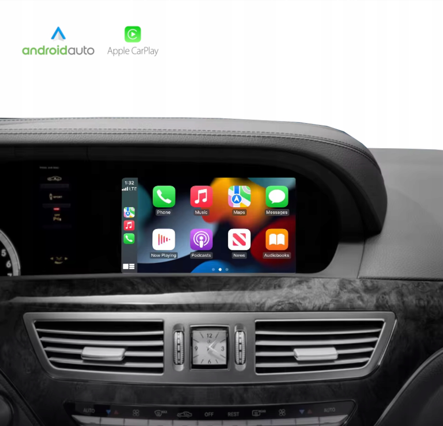 Moduł bezprzewodowy Carplay i Android Auto do Mercedes W221 NTG 3.0
