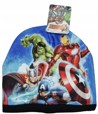 

Czapka Avengers Marvel Rozmiar 52 Czarna