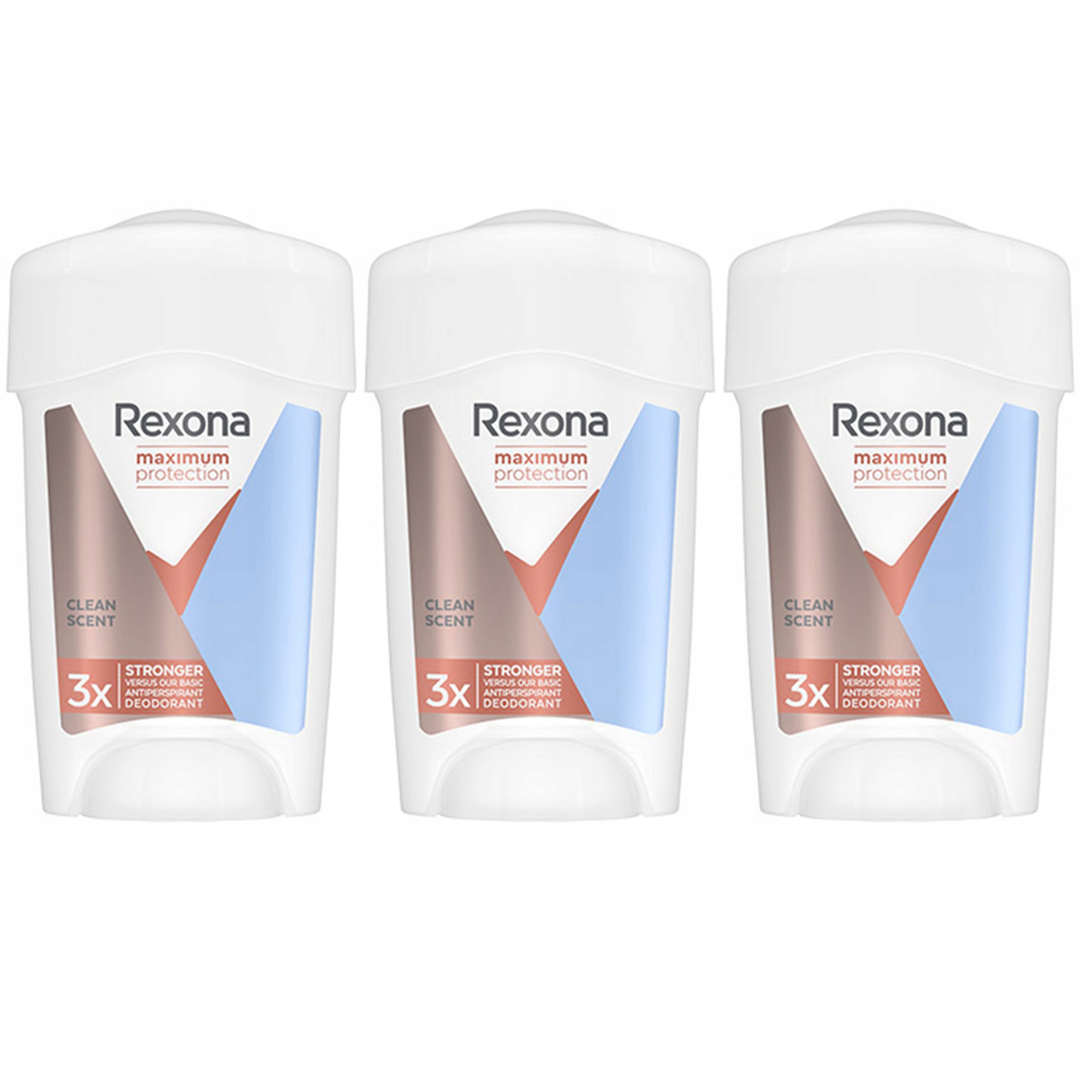 

Rexona max Protection Clean Scent sztyft kobiet x3