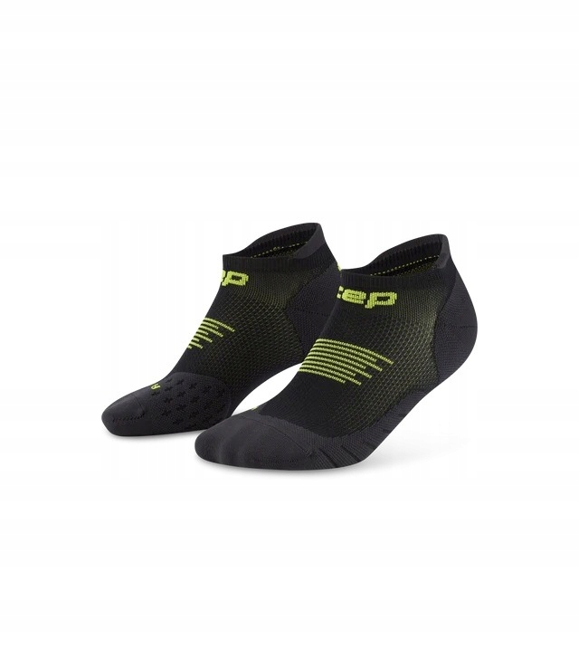 Cep Skarpety Kompresyjne no show Core Run 5.0 męskie czarno zielone M