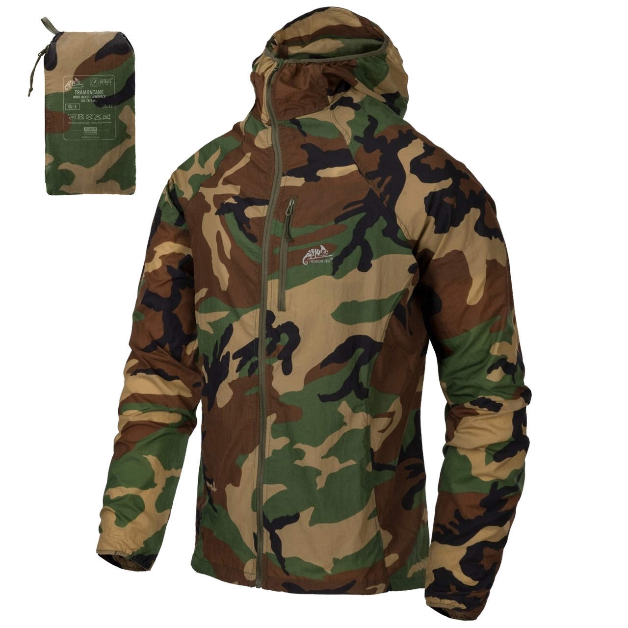

Helikon Kurtka Tramontane Windpack Us Woodland