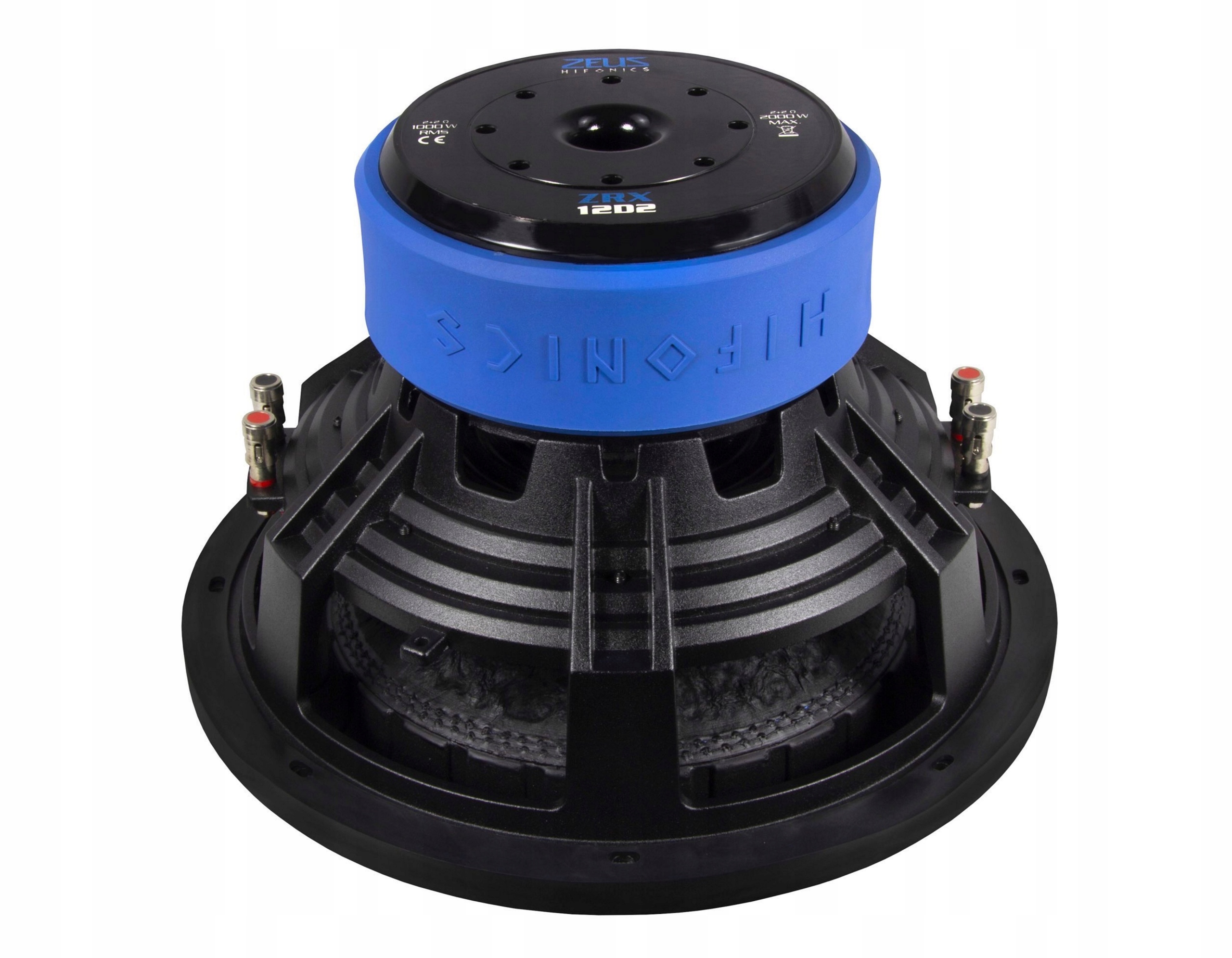 Nowość 2024! HiFonics ZRX12D2 30cm 1000W RMS 2x2 ohm XTREME Koszalin Marka HiFonics