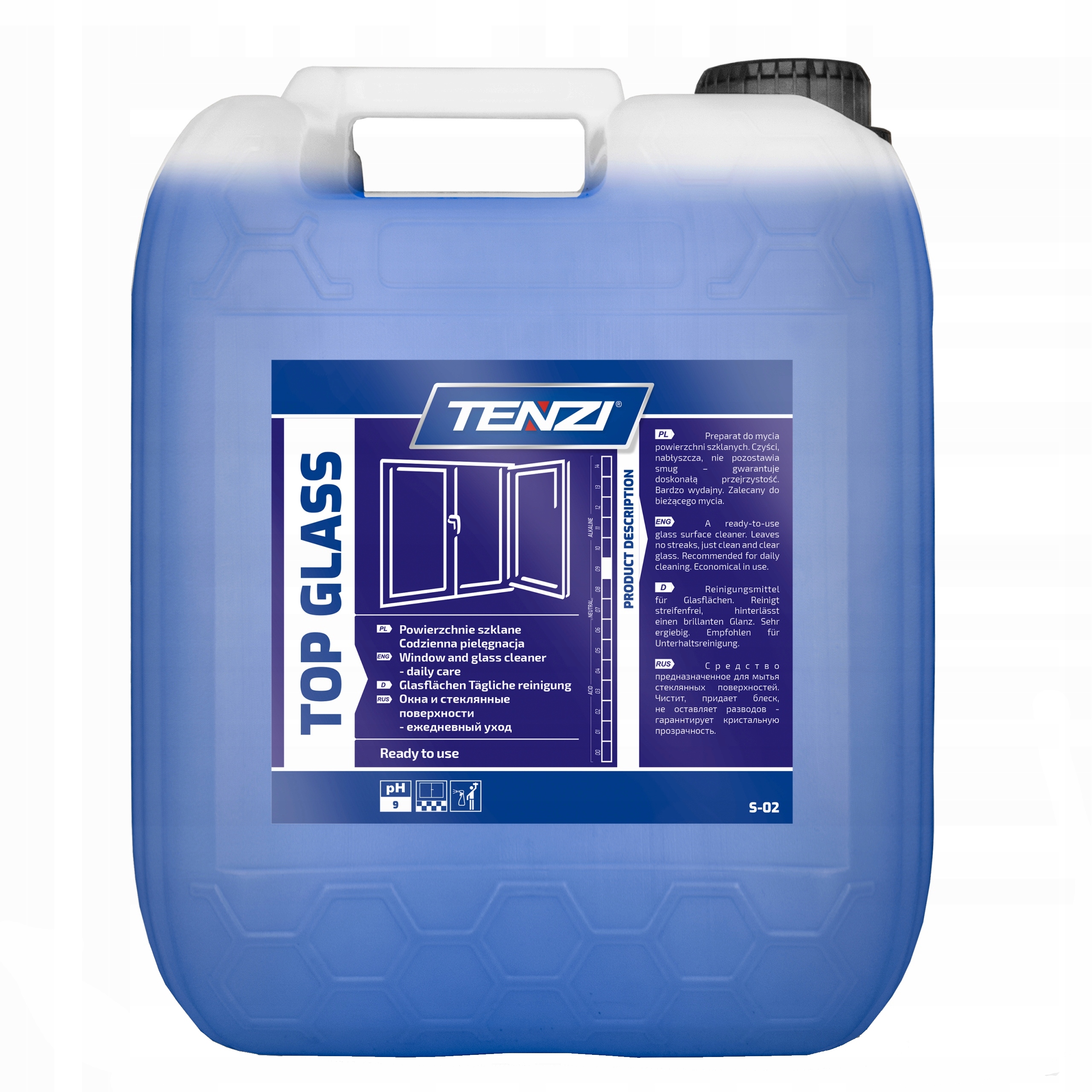 Tenzi Top Glass 5L Płyn Do Mycia Szyb