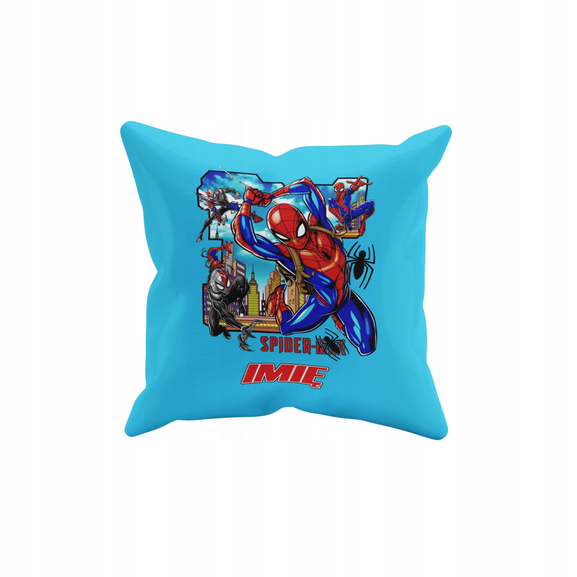 POSZEWKA NA PODUSZKĘ JAŚKA DO PRZEDSZKOLA SPIDERMAN + IMIĘ GRATIS Waga produktu z opakowaniem jednostkowym 0.5 kg