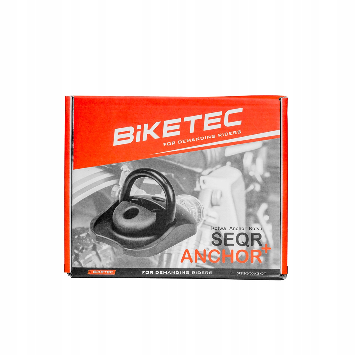 Biketec Mocowanie Zabezpieczające(kotwica) 135MM X 116MM, 3KLUCZE, Jarzmo 1