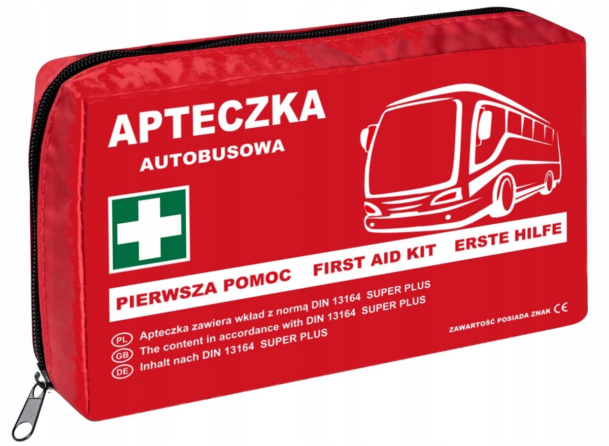 Apteczka autobusowa autokar do autobusu DIN 13164 PLUS 13164+