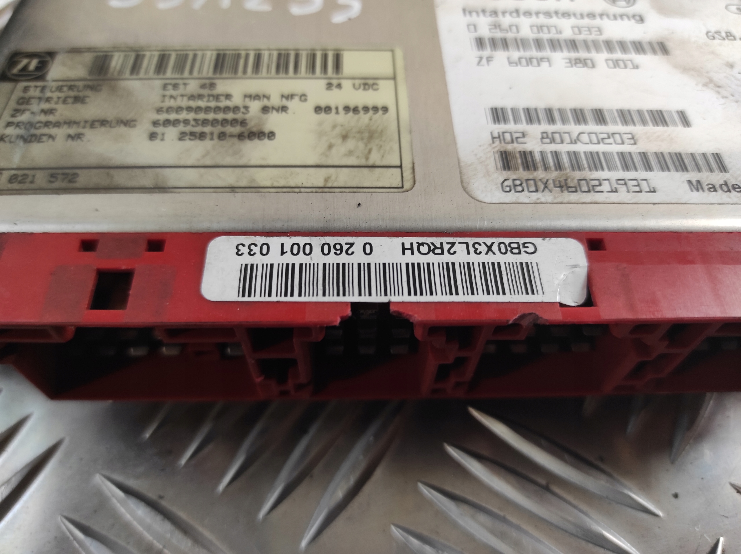 control unit module computer INTERADERA RETARDERA BOSCH 0260001033 6009380001