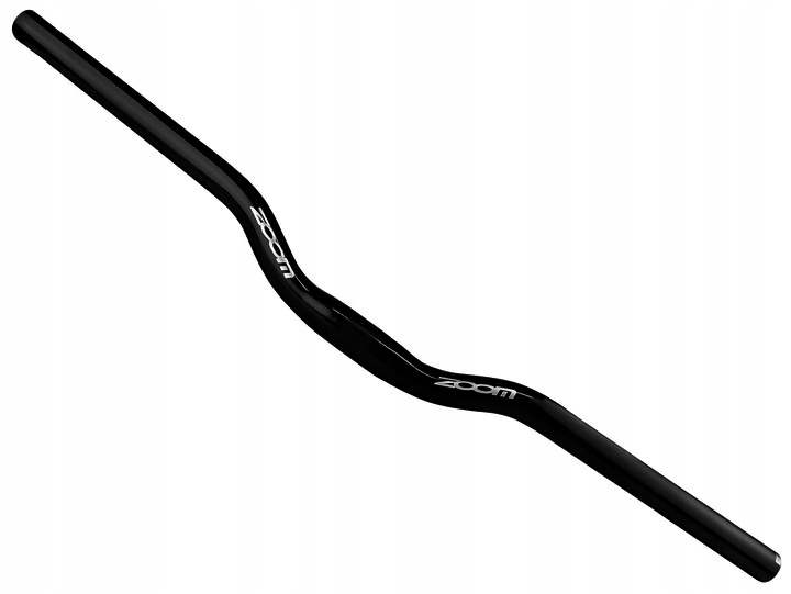 Kierownica rowerowa 25,4 600x30x6 Mtb Cross czarna matowa aluminiowa lekka