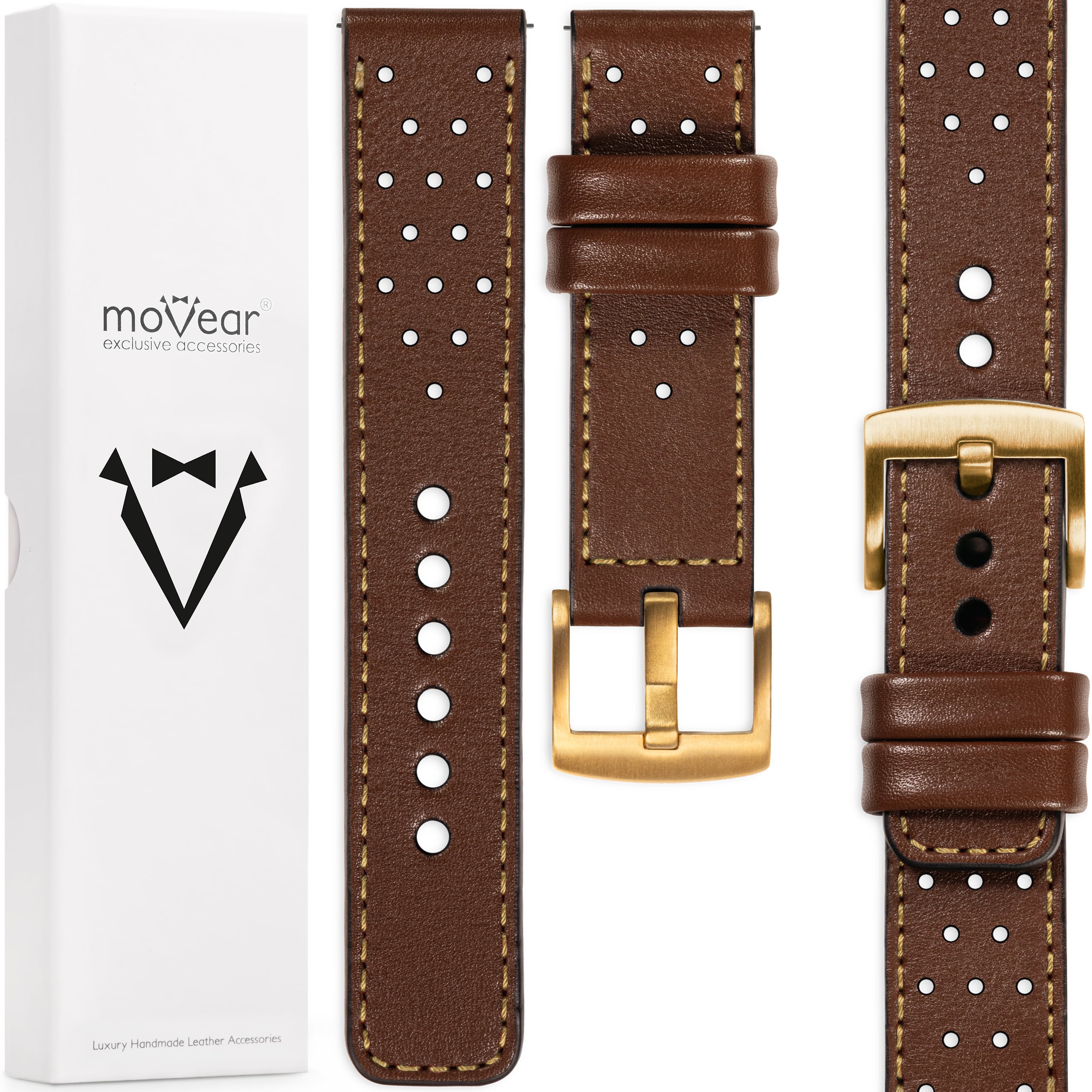 Kožený řemínek 22 pro Huawei Watch Ultimate 5 4 3 2 Gt GT2 GT3 GT4 GT5