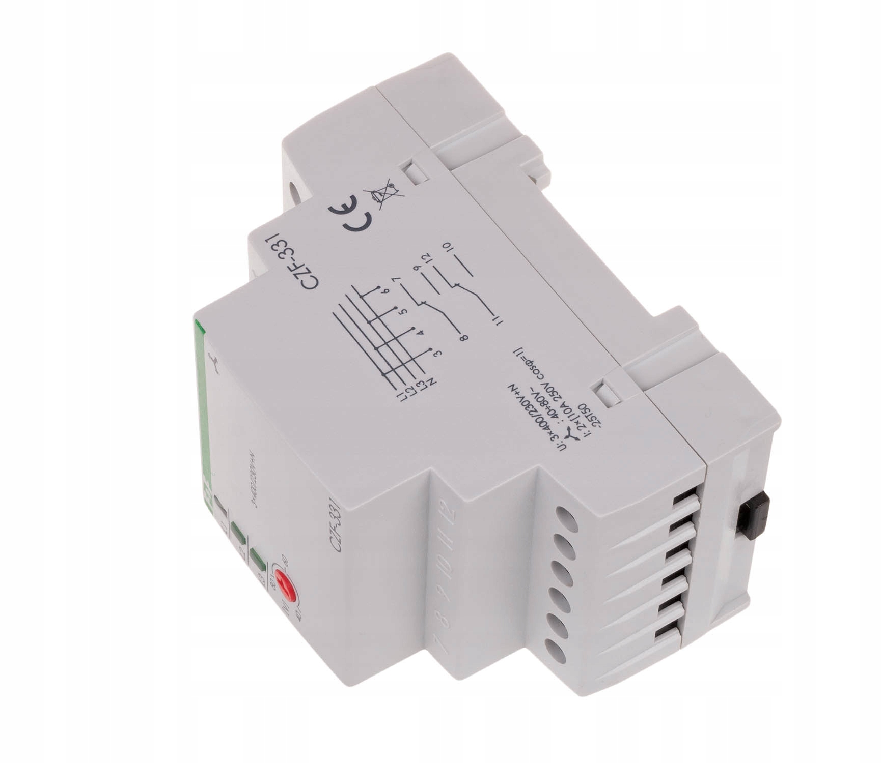 Relé atrofie a fázové asymetrie 8A 2P 4sek 40-80V F&f CZF-331
