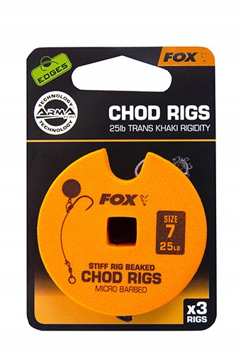 Fox Gotowe Przypony Stiff Chod Rigs #7 25lb