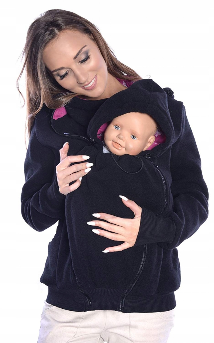 

Polar ciążowy, do noszenia dziecka M51 czarny XL