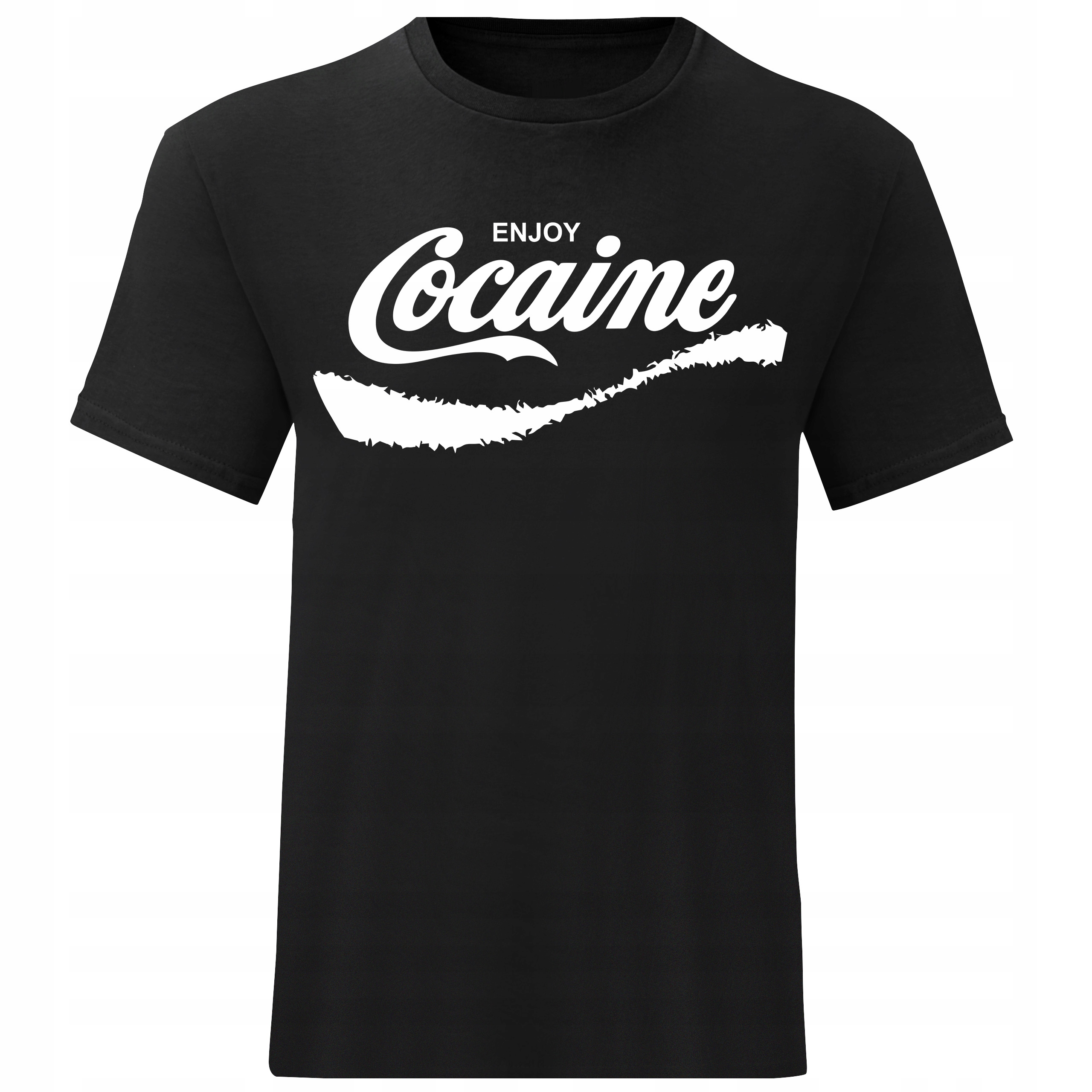 

Męski T-shirt Koszulka Cocaine Enjoy Rozmiar L