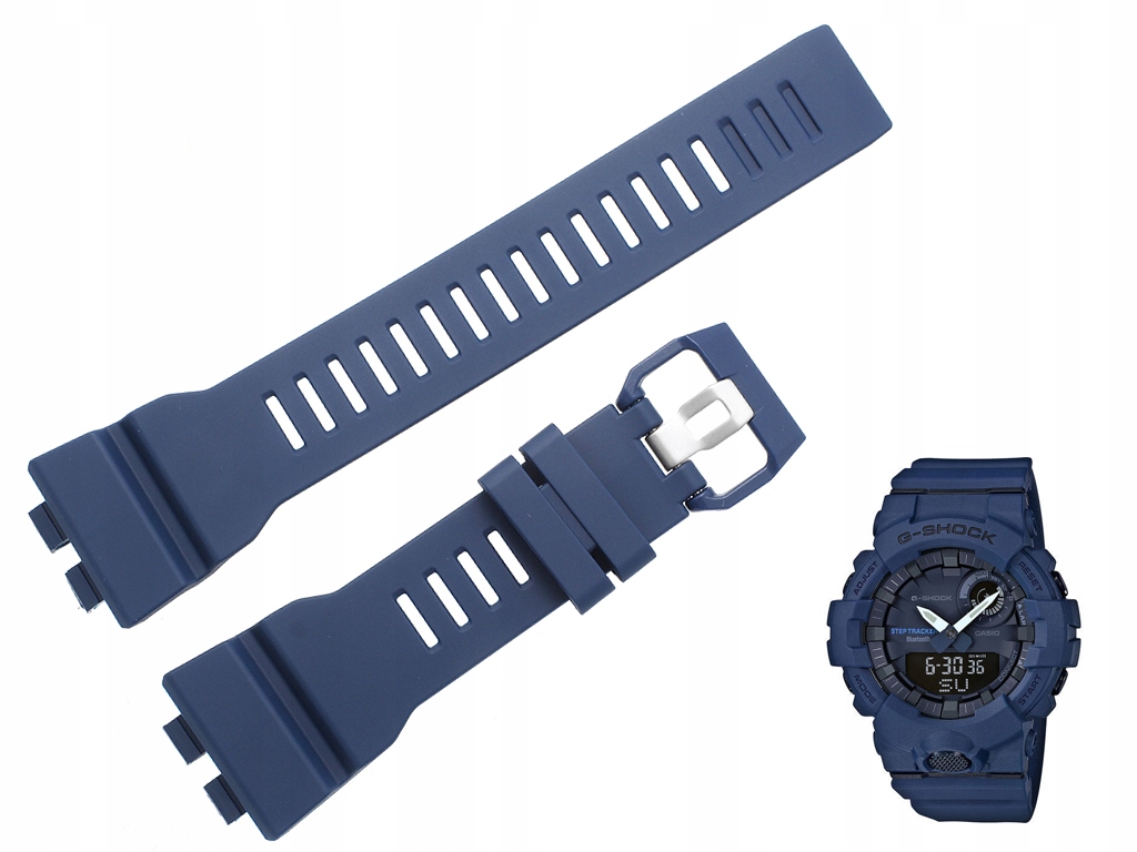 Pásek Casio GBA-800-2 GBA-800 modrý, originální