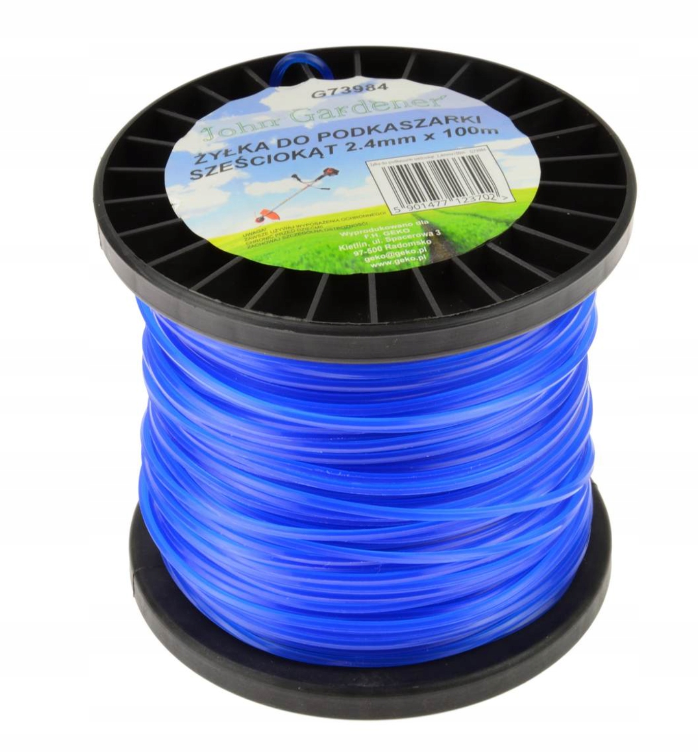 

Żyłka tnąca sześciokąt 2,4mm 100m G73984