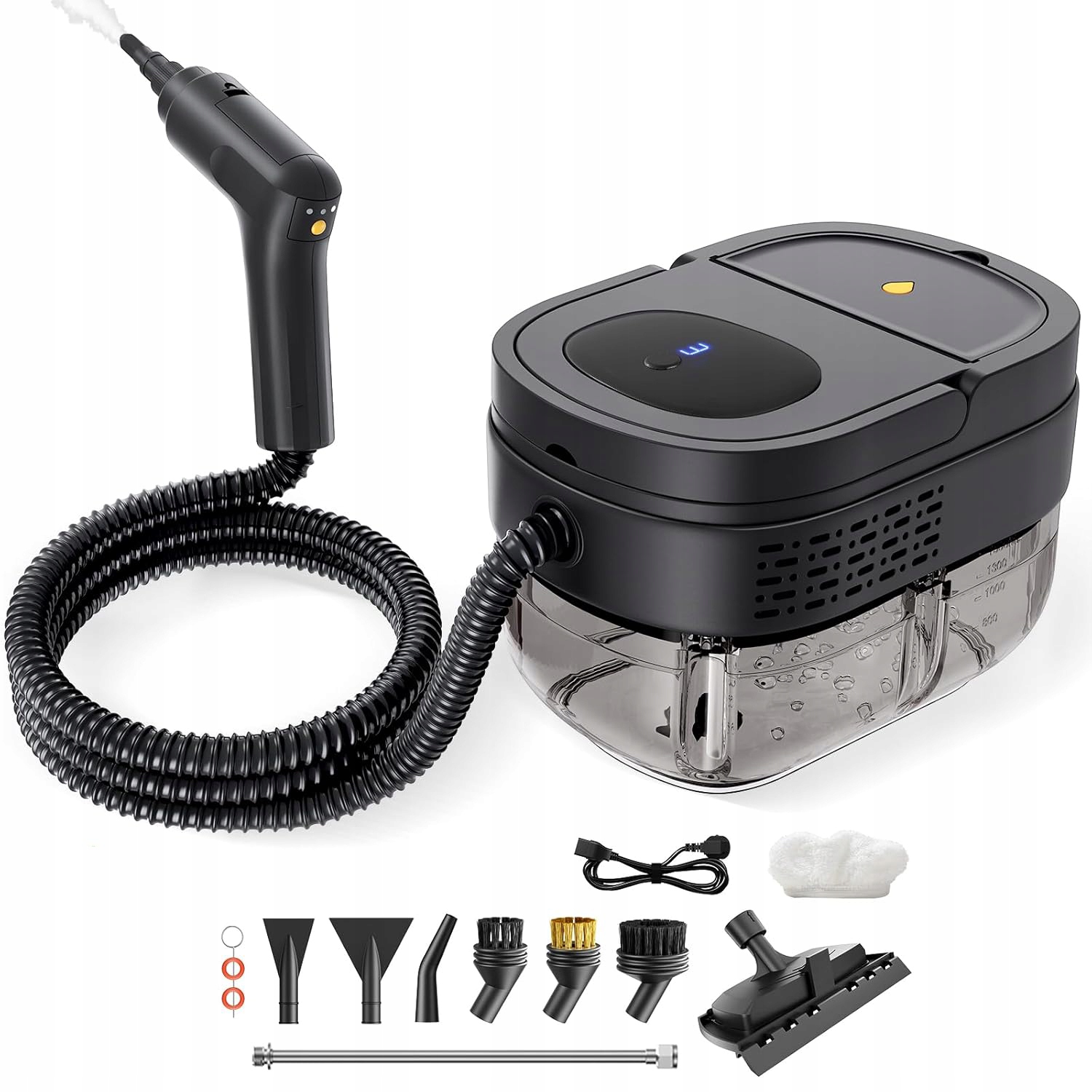 Myjka Parowa Czyścik Do Okien Parownica 3BAR 1600ML 2500W 1.5M Wąż Parowy