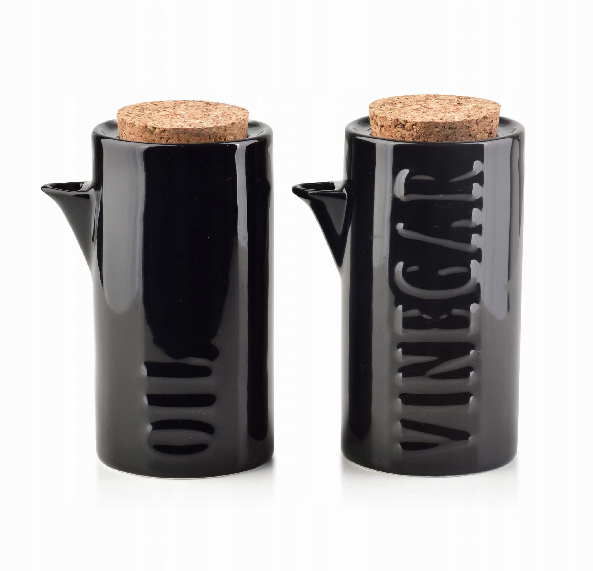 

Pojemniki na oliwe i ocet czarne Modern Life