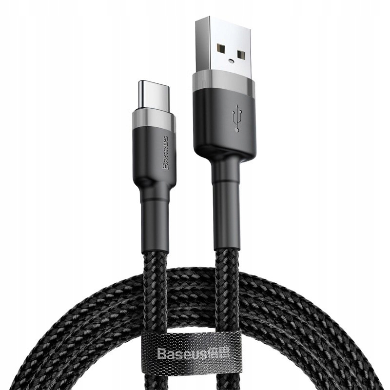 Baseus kabel Cafule Usb Usb-c 3m 2A szaro-czarny